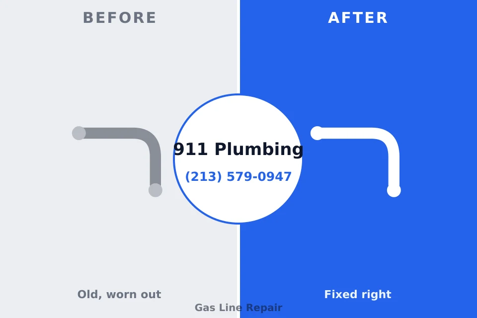 Before and after: plumbing repair New Castle, KY